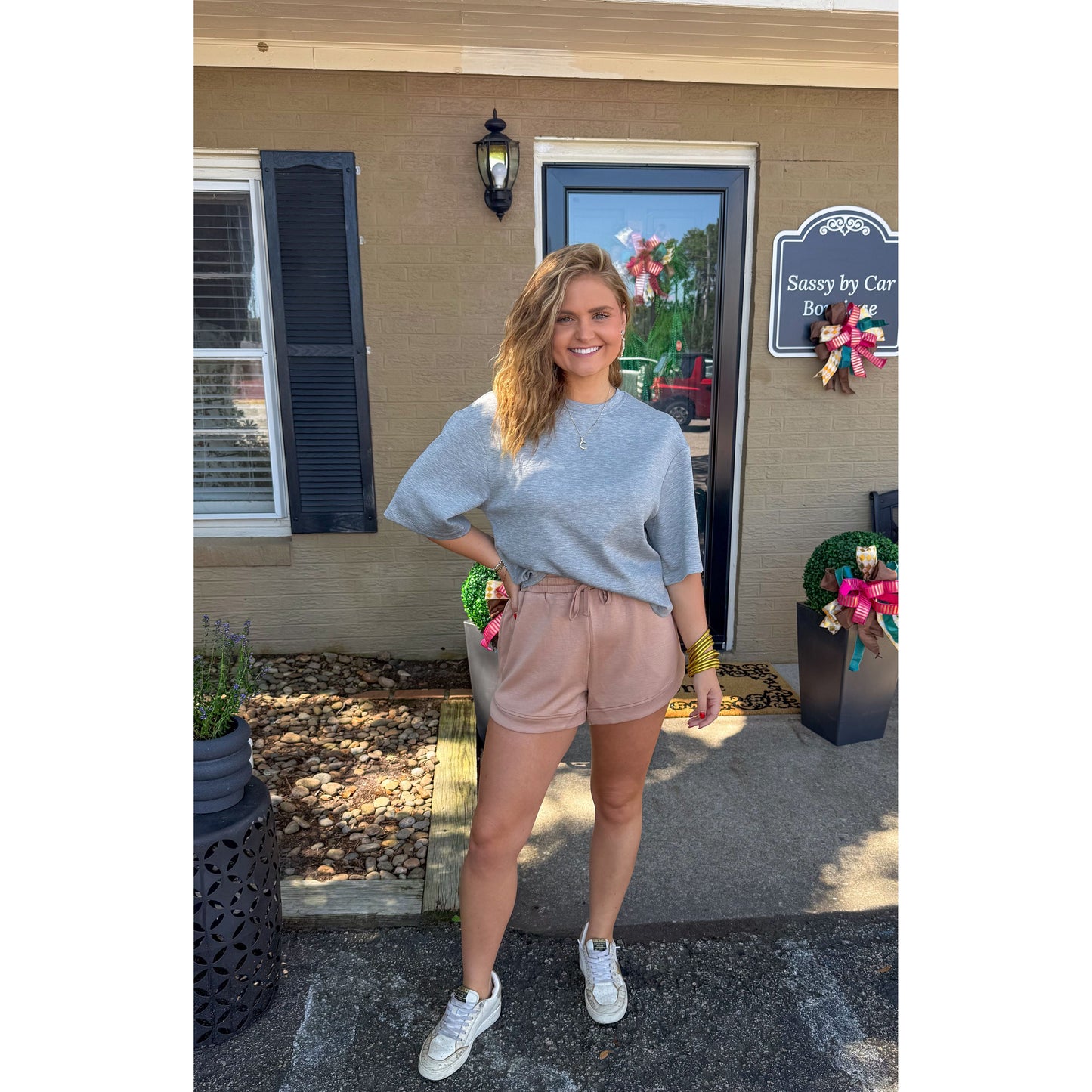 Kim Top, Heather Grey
