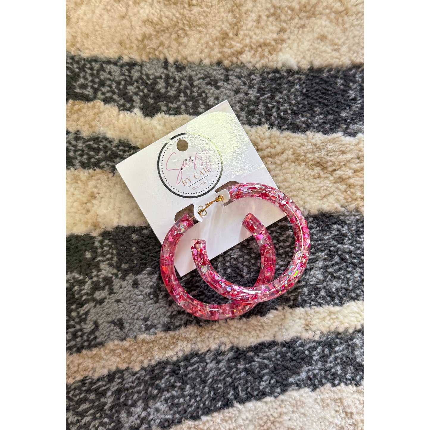 Pink Hoops