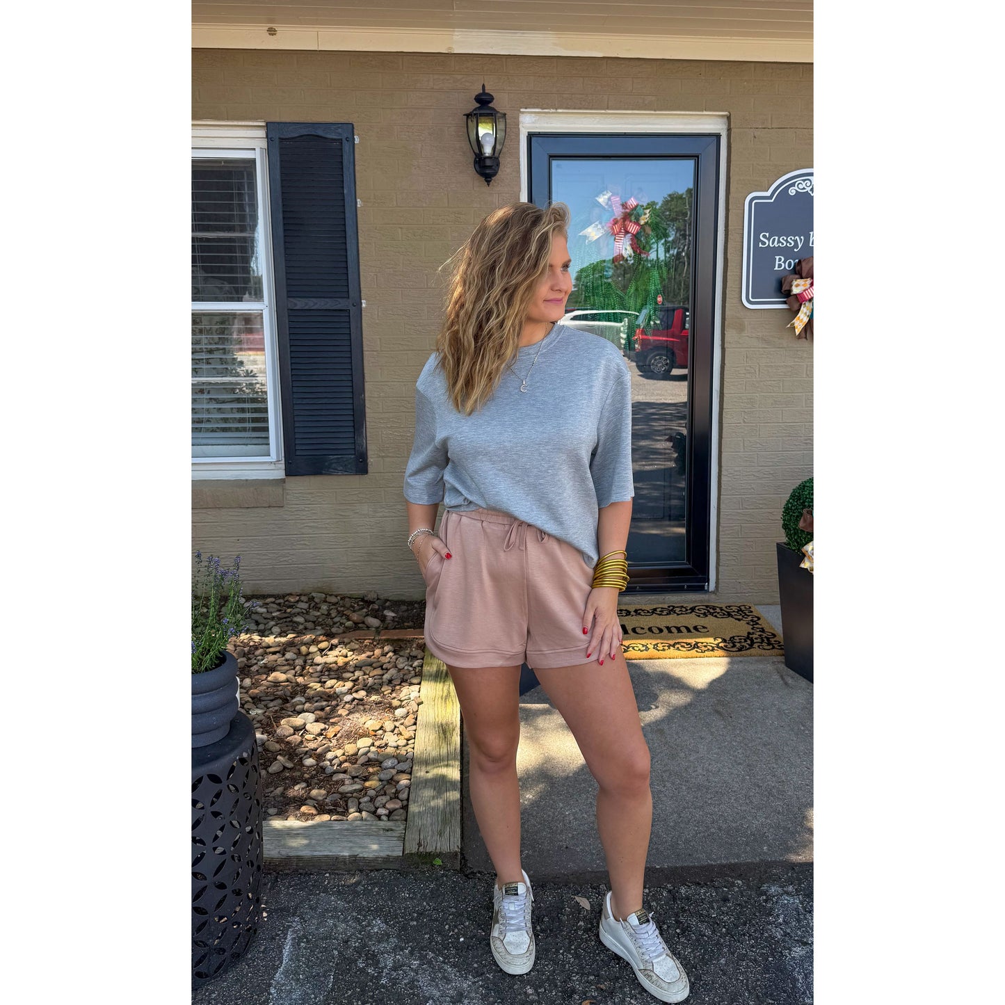 Kim Top, Heather Grey