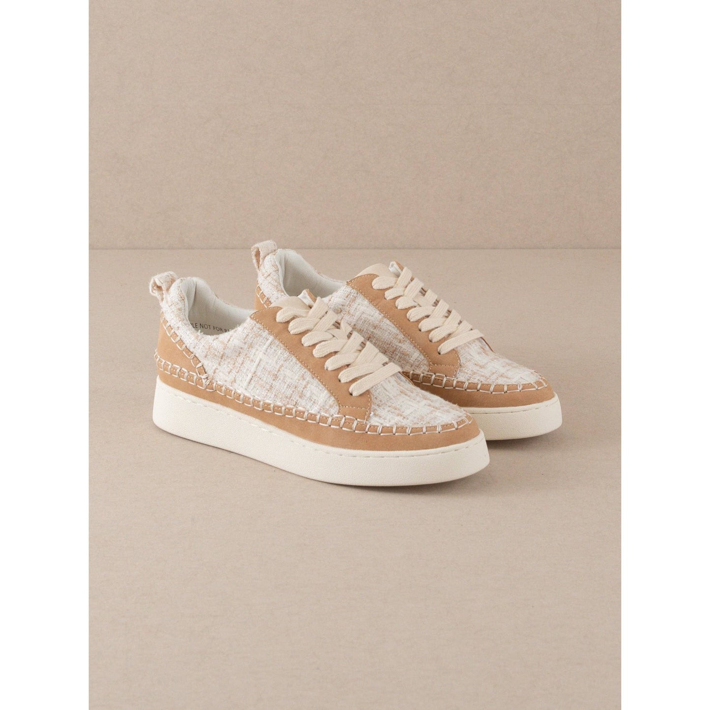 Janie Camel Low Tops