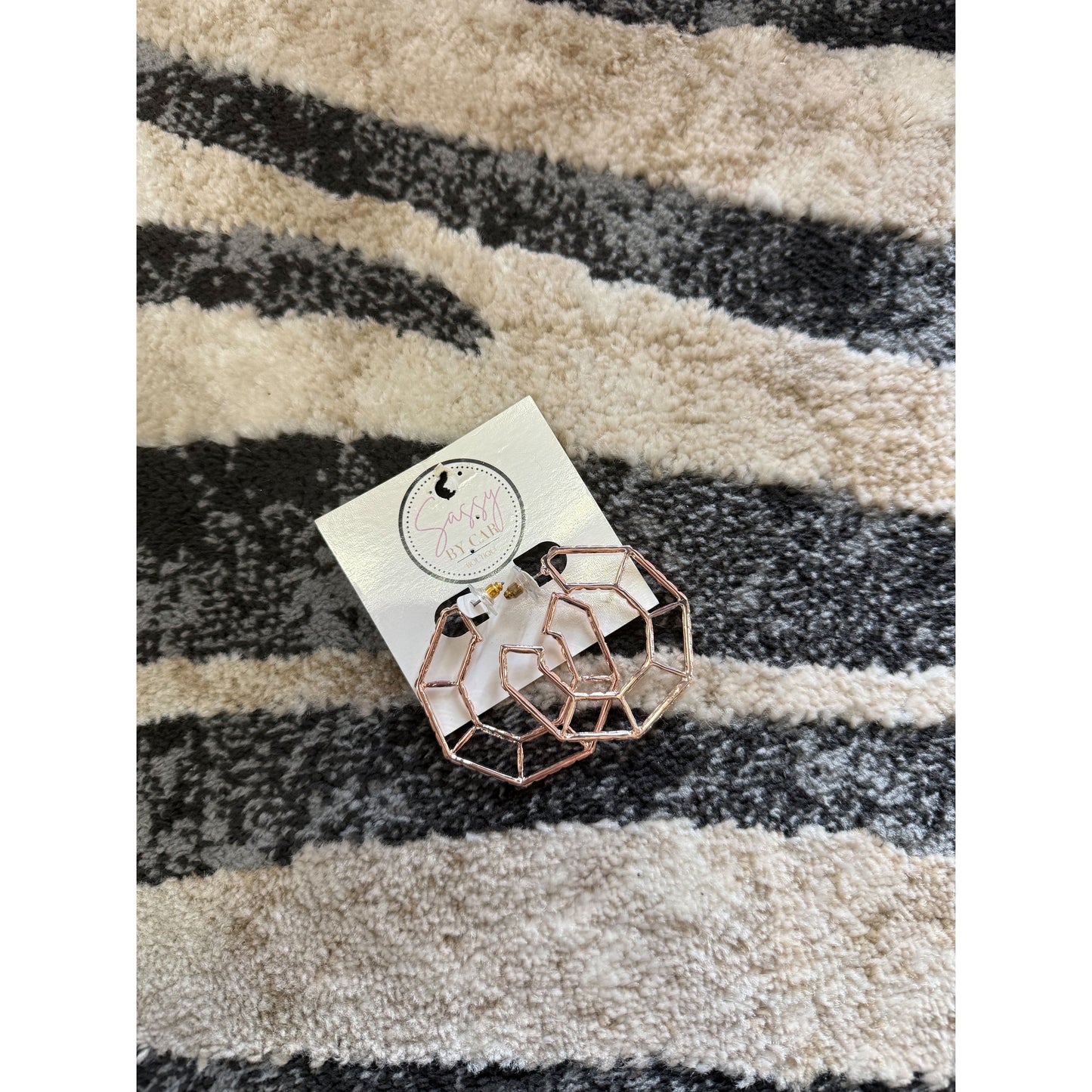 Rose Gold Hoops