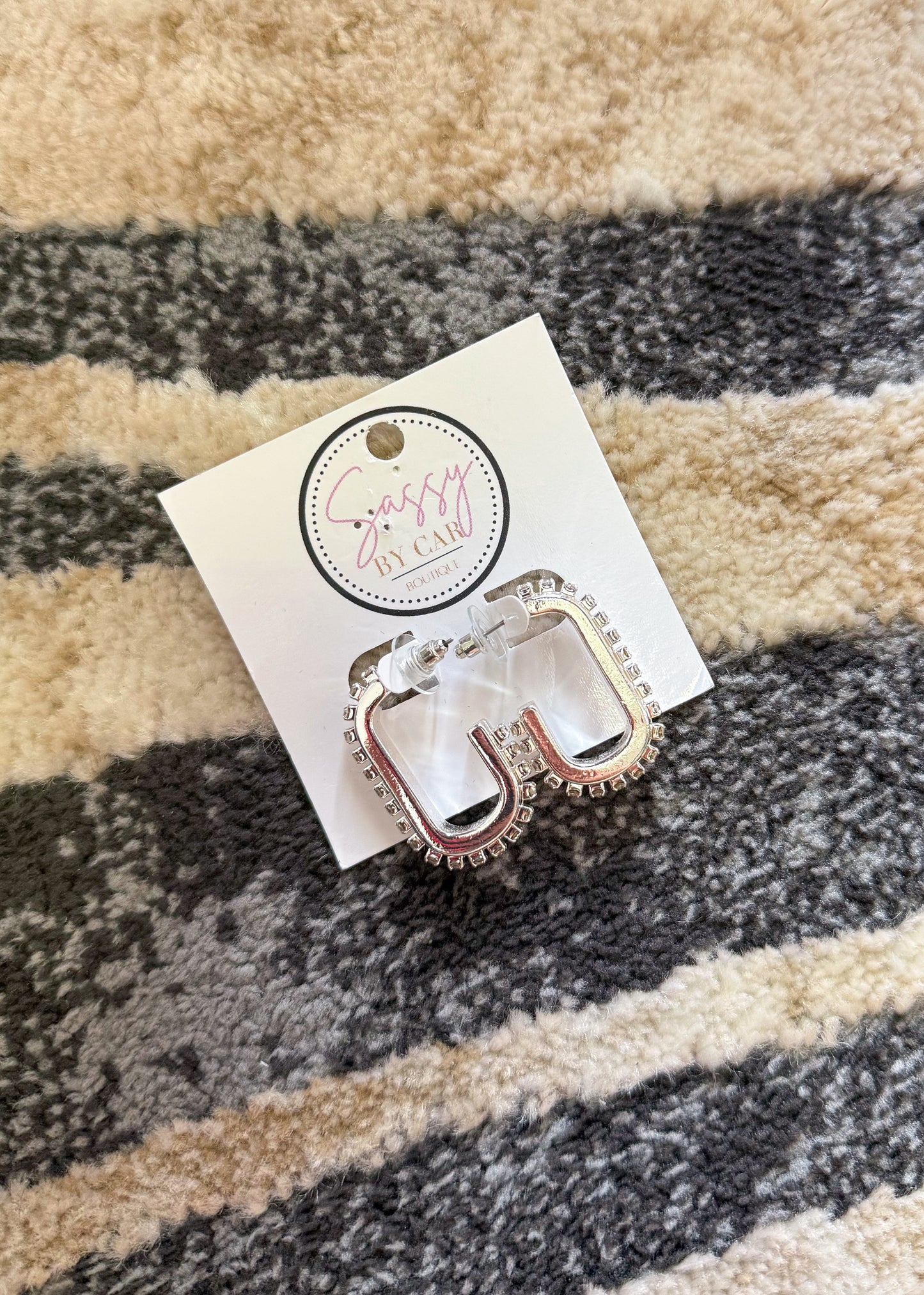 Silver Hoops
