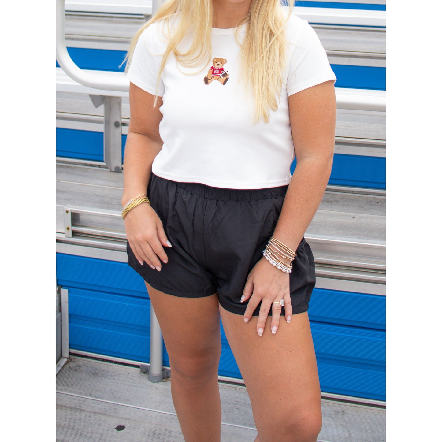 Reese Athletic Shorts, Black