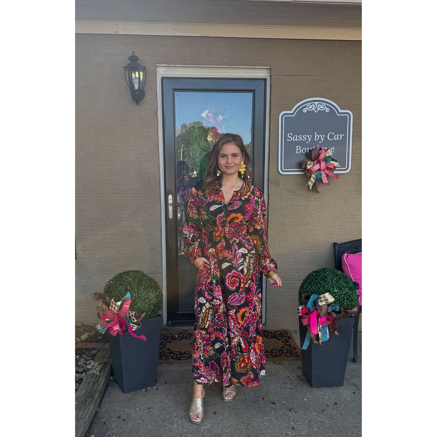 Pattern Maxi Dress