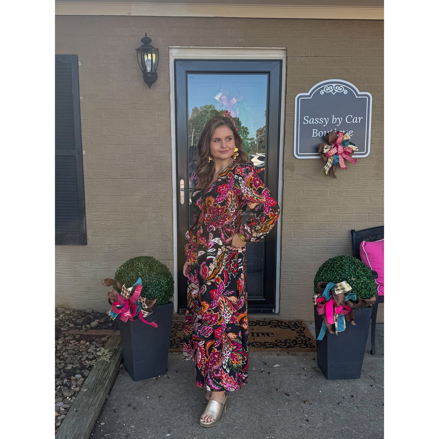 Pattern Maxi Dress