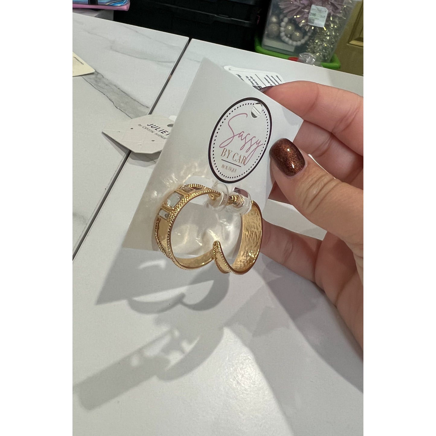 Gold Hoops w/ Detail