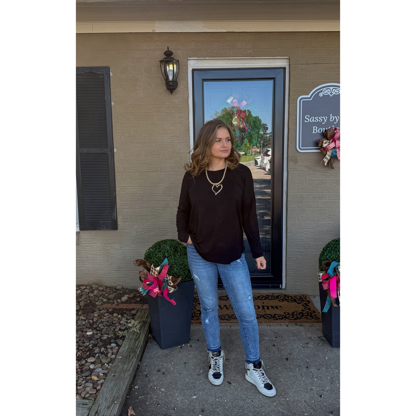Mallory Top, Black