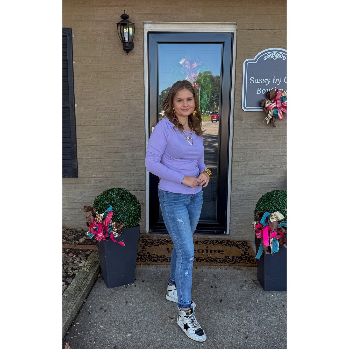 Blaire Top, Lavender