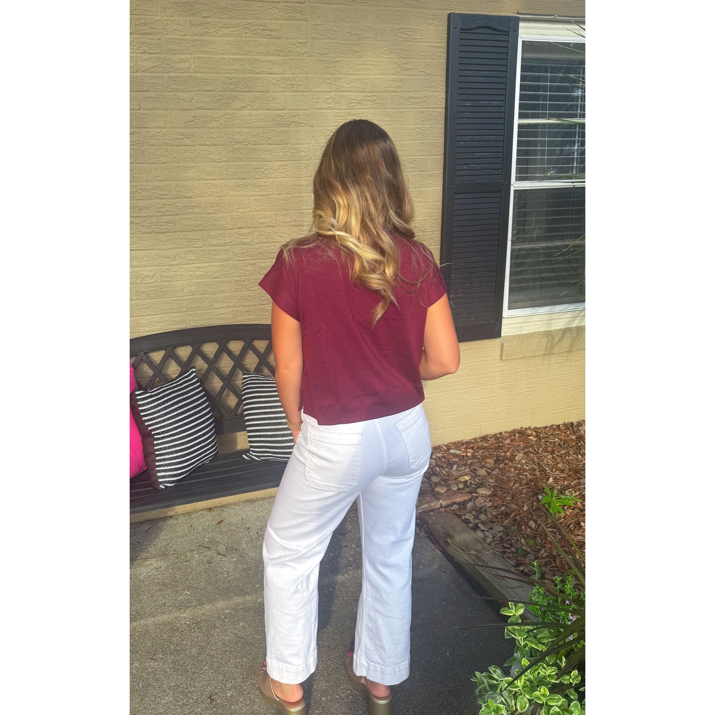 Millie Top, Burgundy