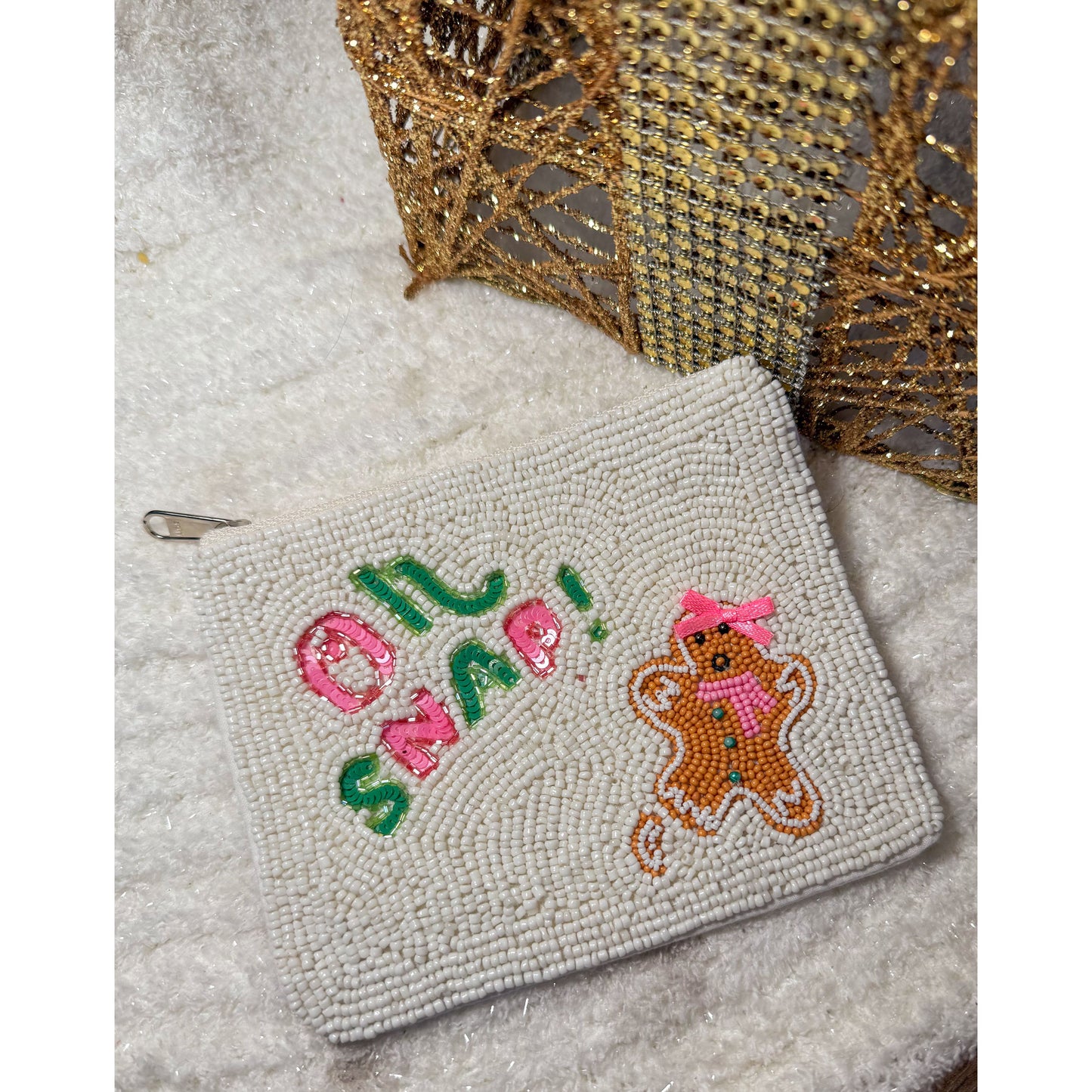 Oh Snap Beaded Purse