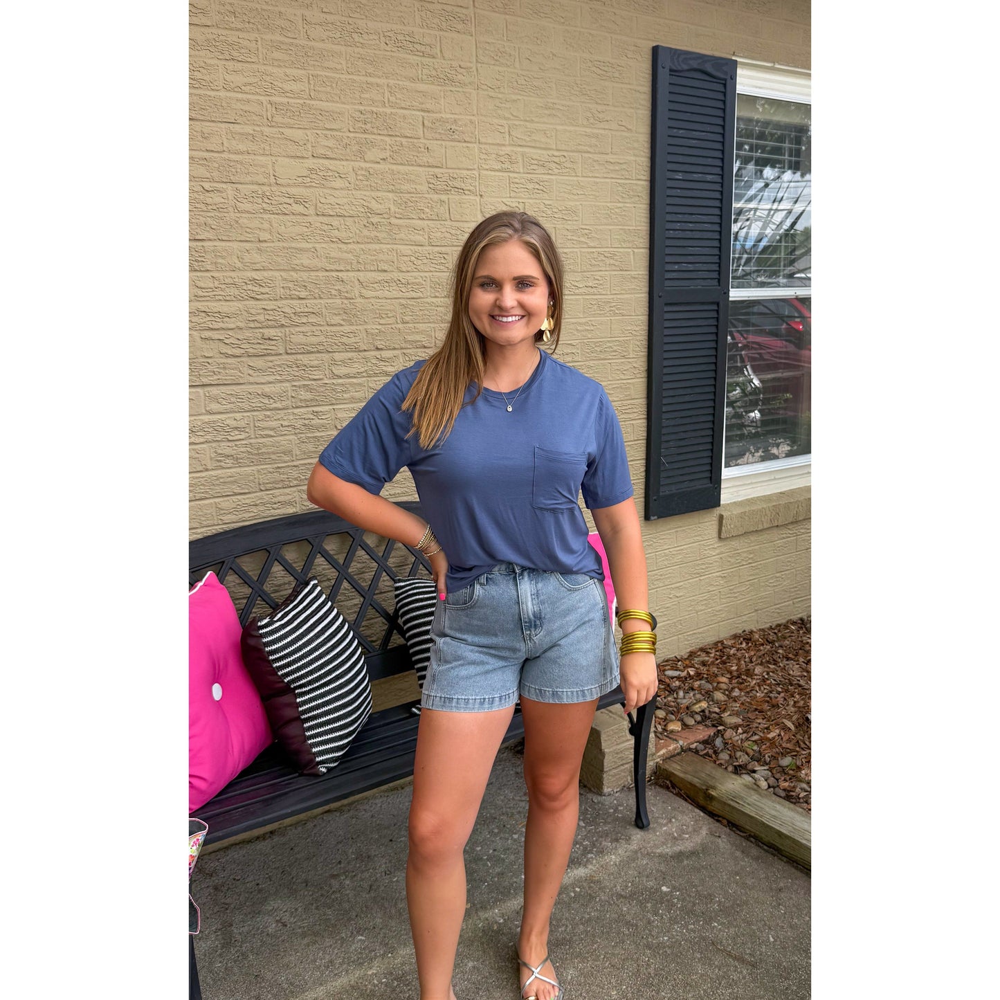 Lizzie Top, Navy