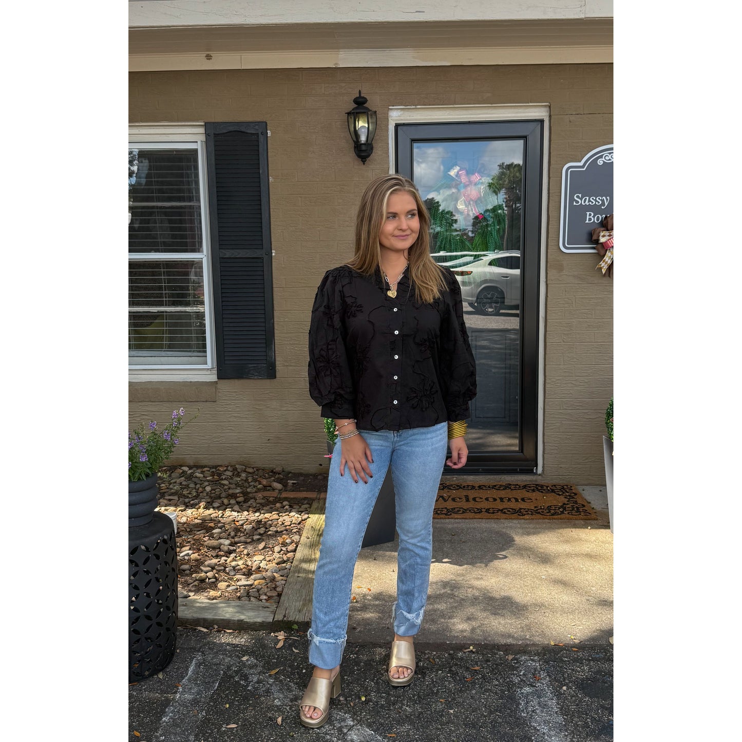 Sydney Blouse, Black