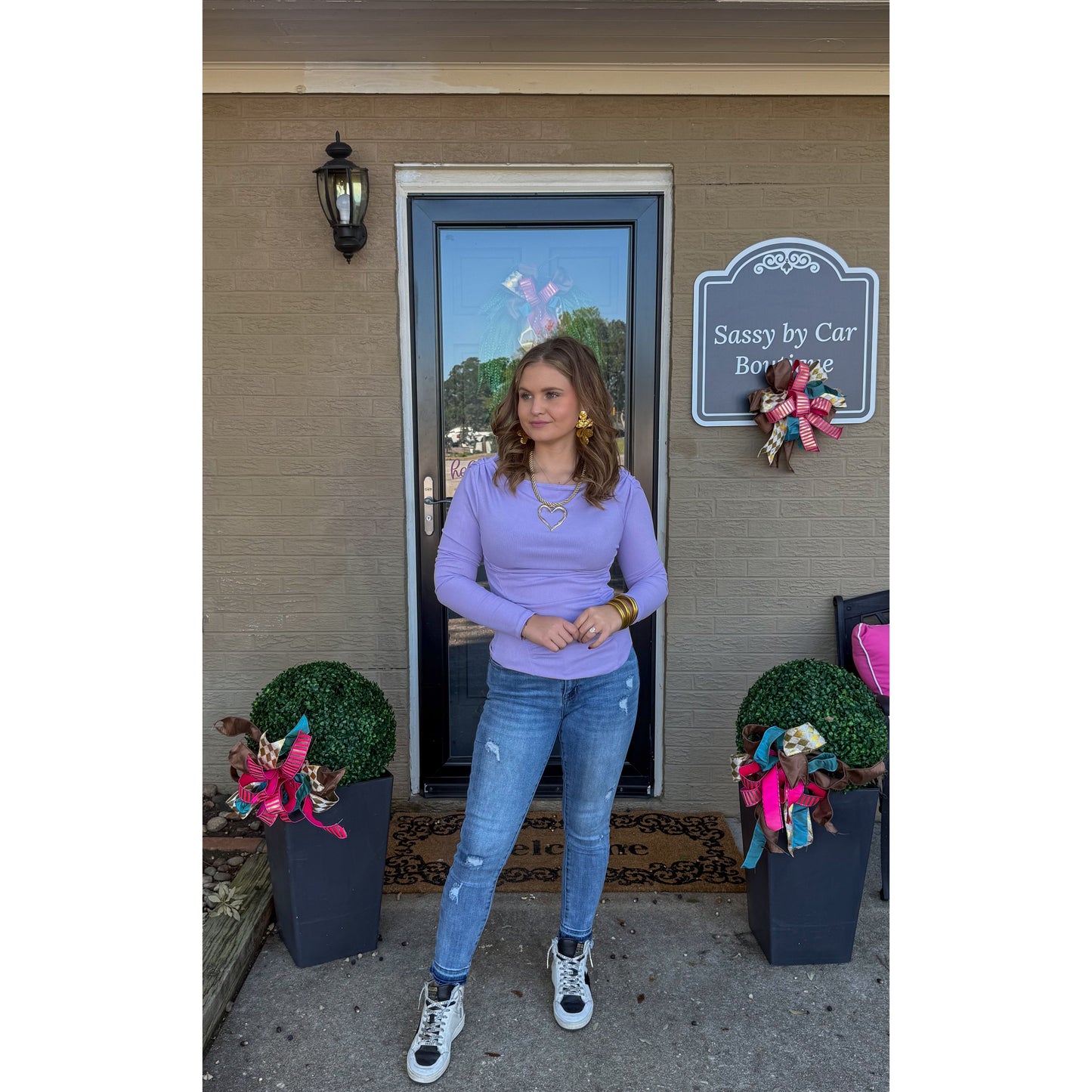 Blaire Top, Lavender