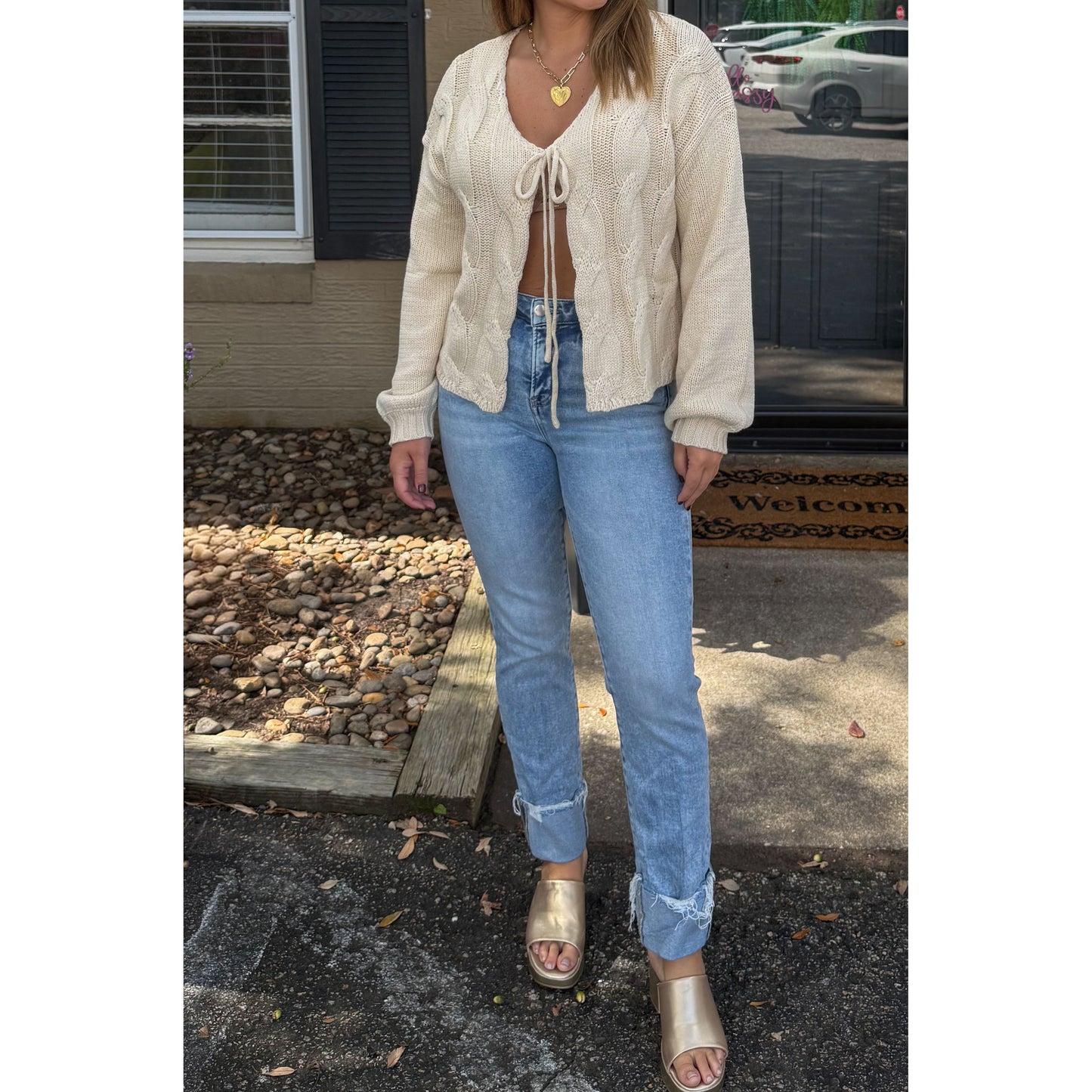 Liz Sweater, Cream