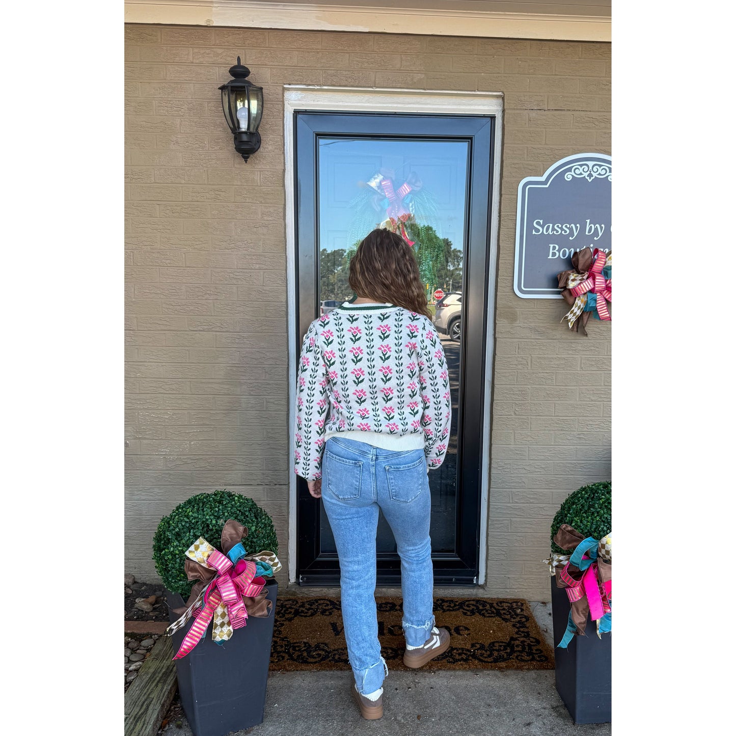 Brielle Pattern Cardigan, Multi-Color