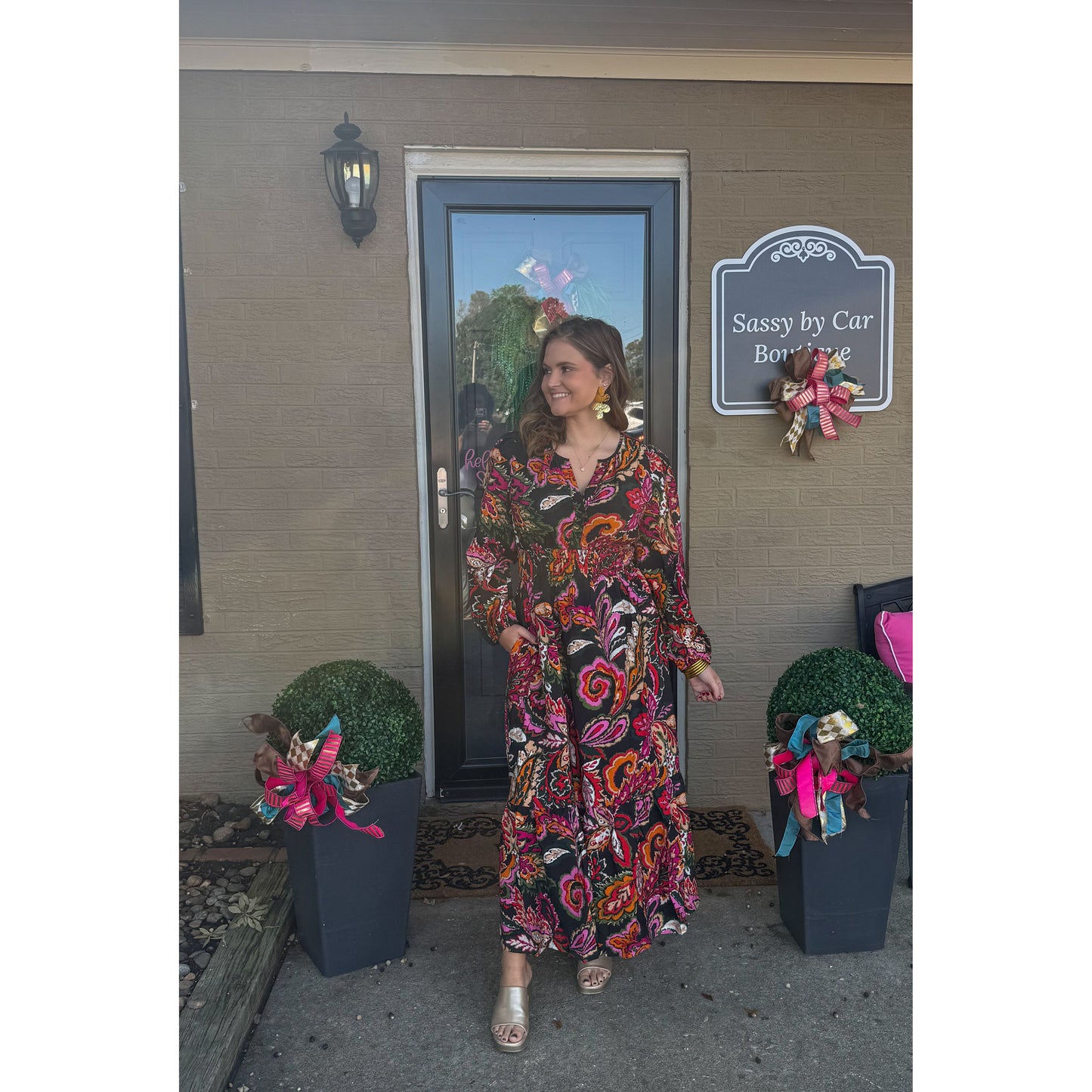 Pattern Maxi Dress