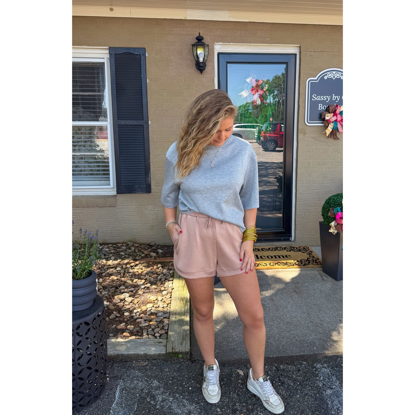 Kim Top, Heather Grey
