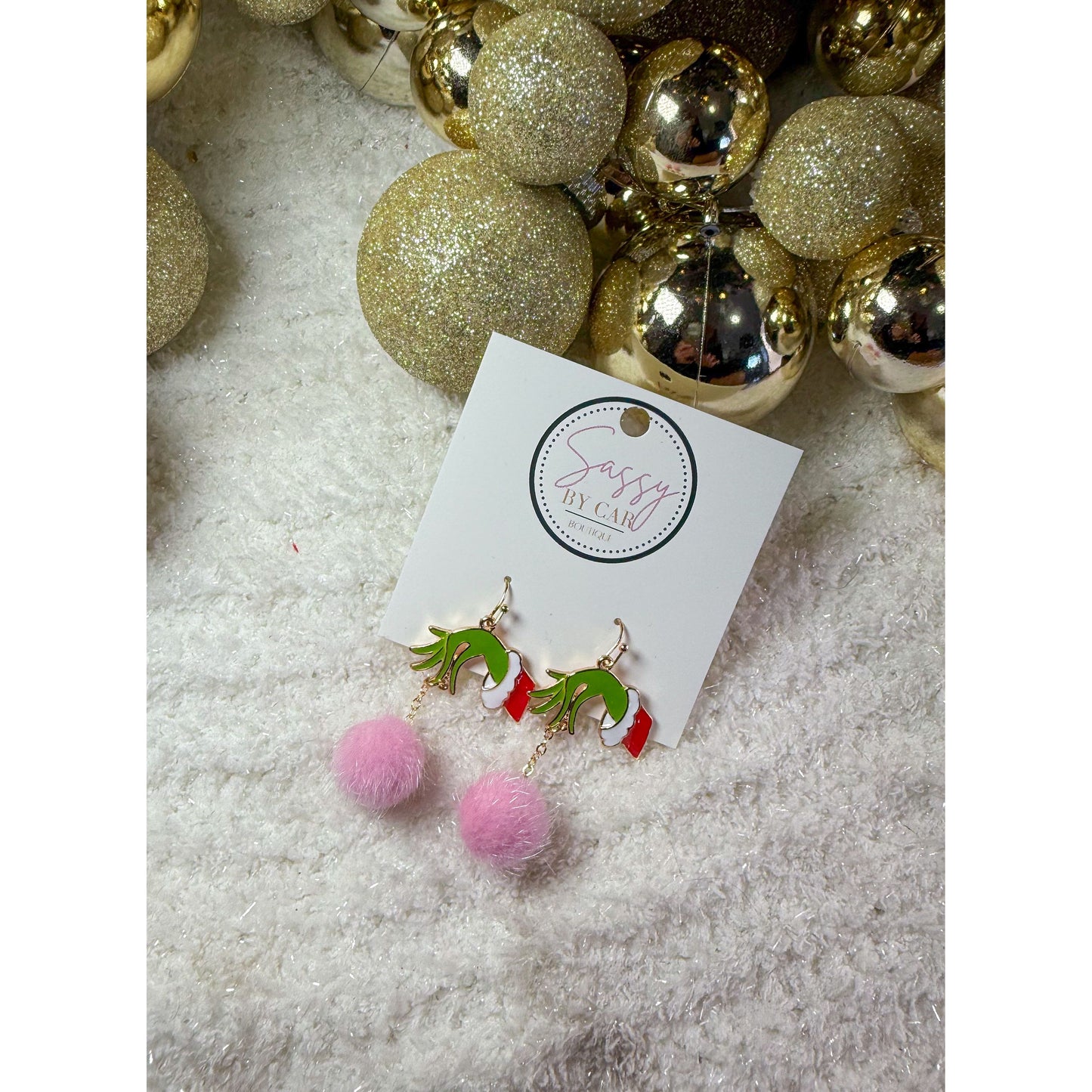 Grinch Detail Earrings