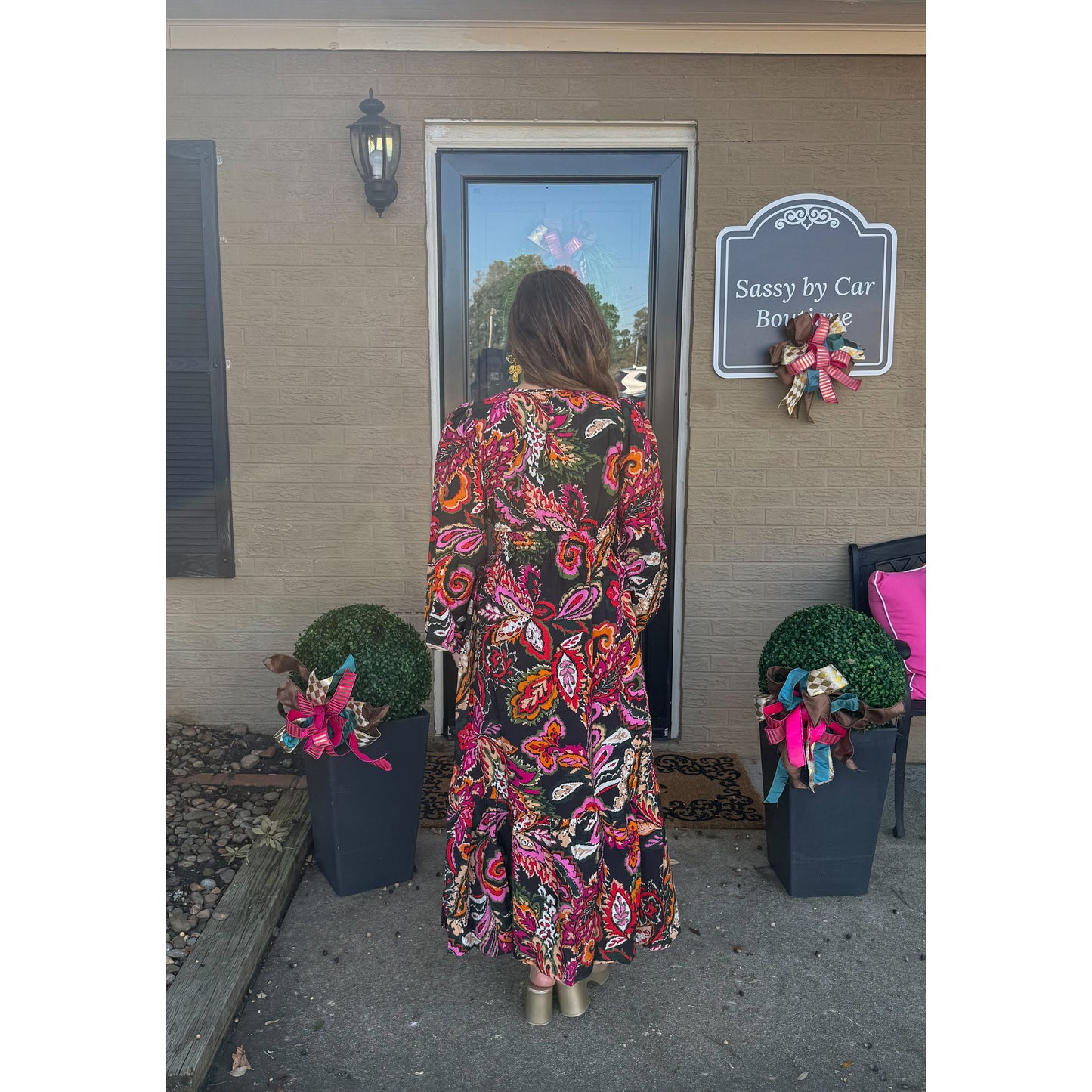 Pattern Maxi Dress
