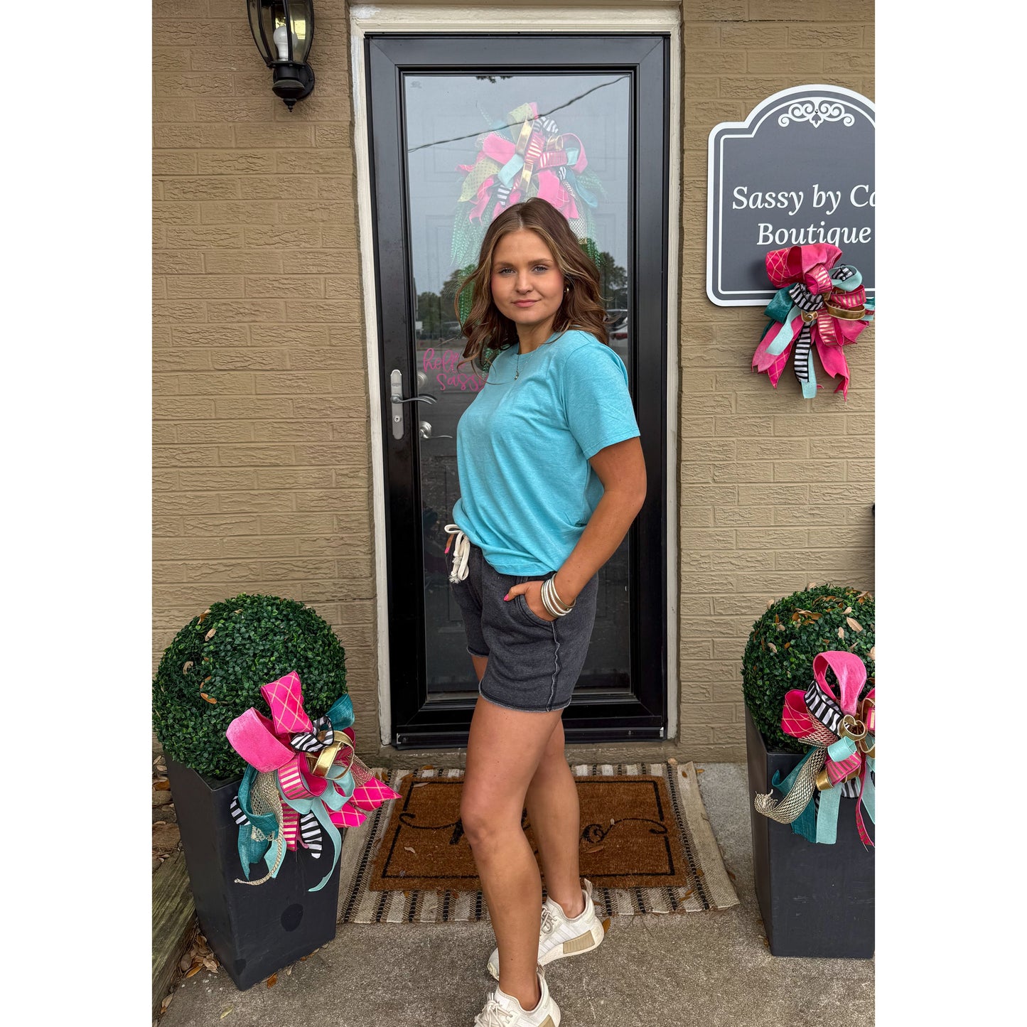 Gracie Top, Sky Blue