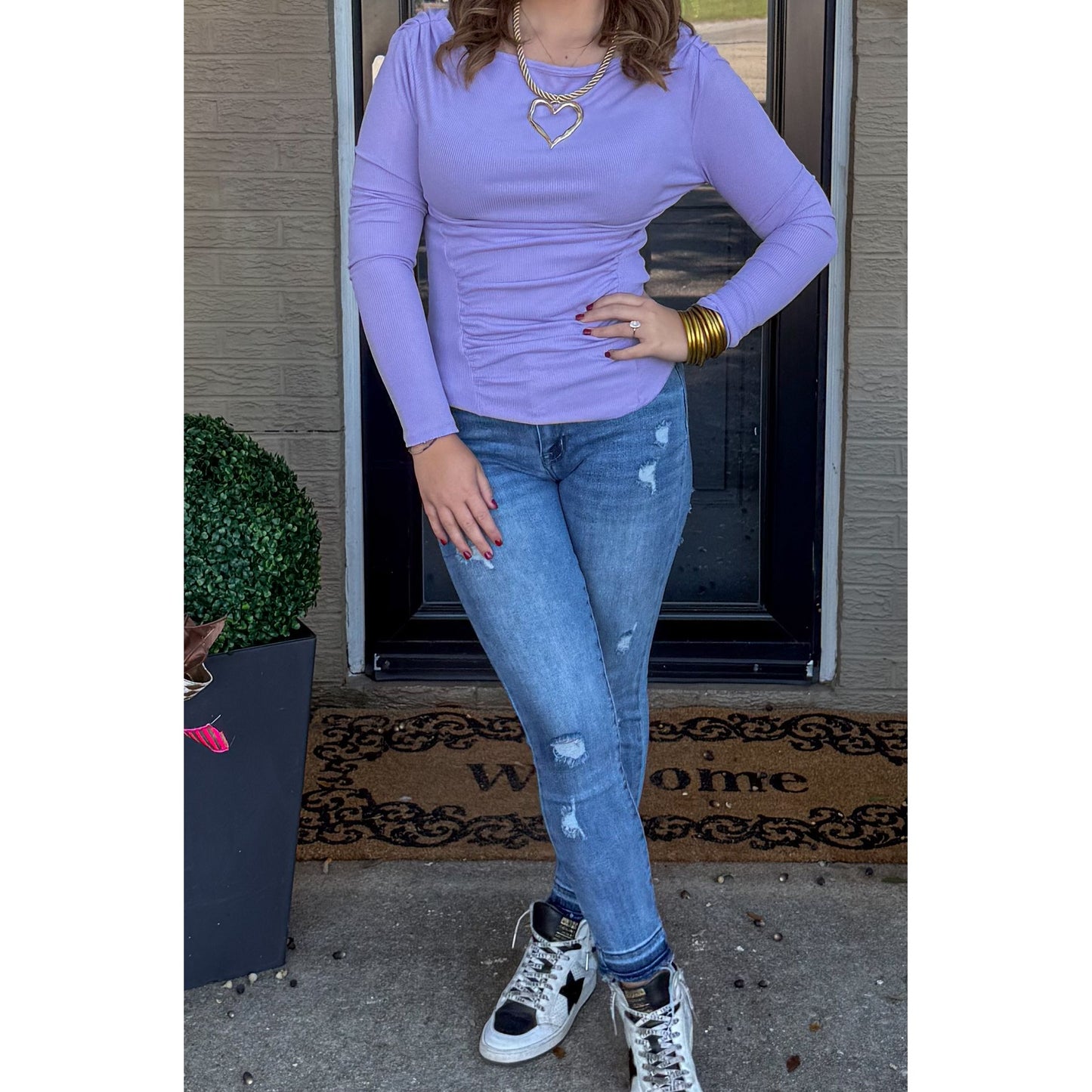 Blaire Top, Lavender
