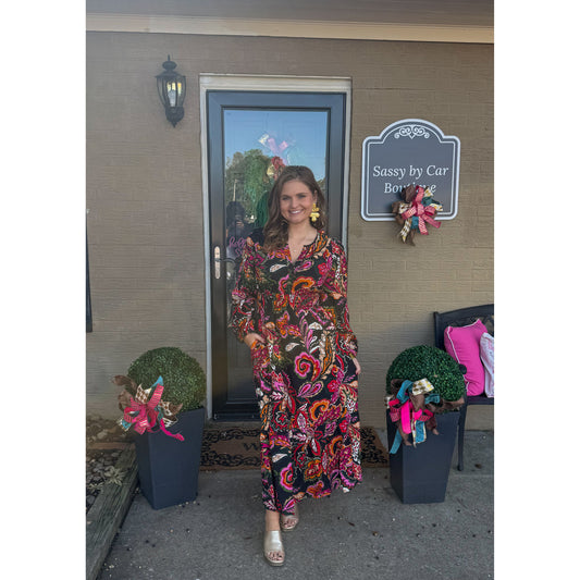 Pattern Maxi Dress