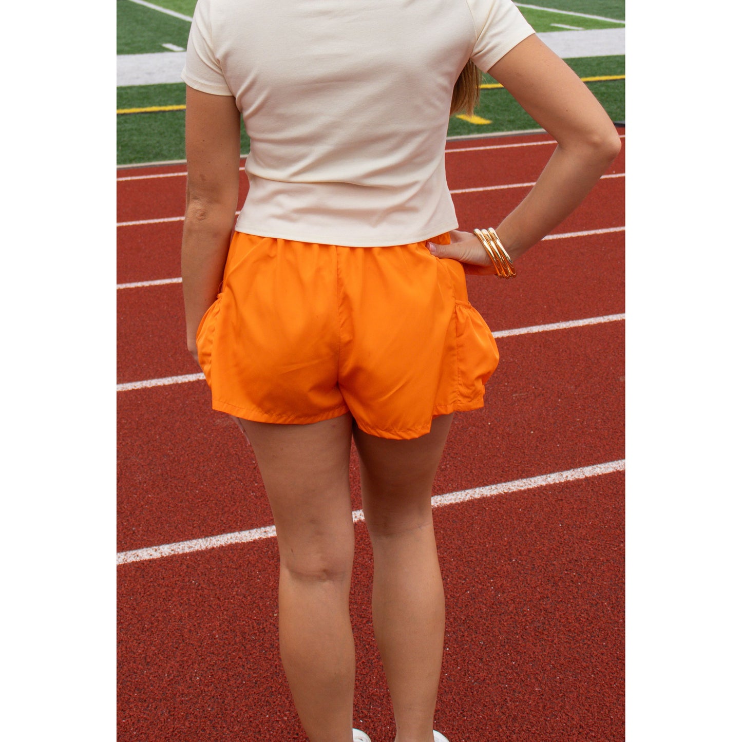 Reese Athletic Shorts, Orange