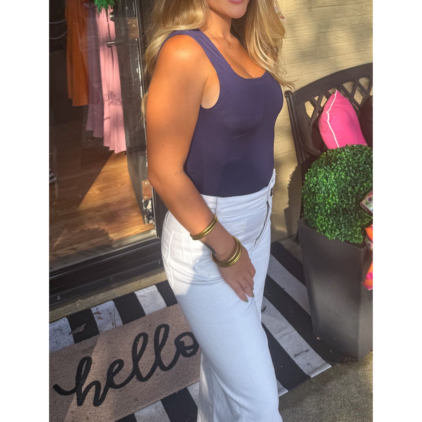 Raelynn Bodysuit, Navy