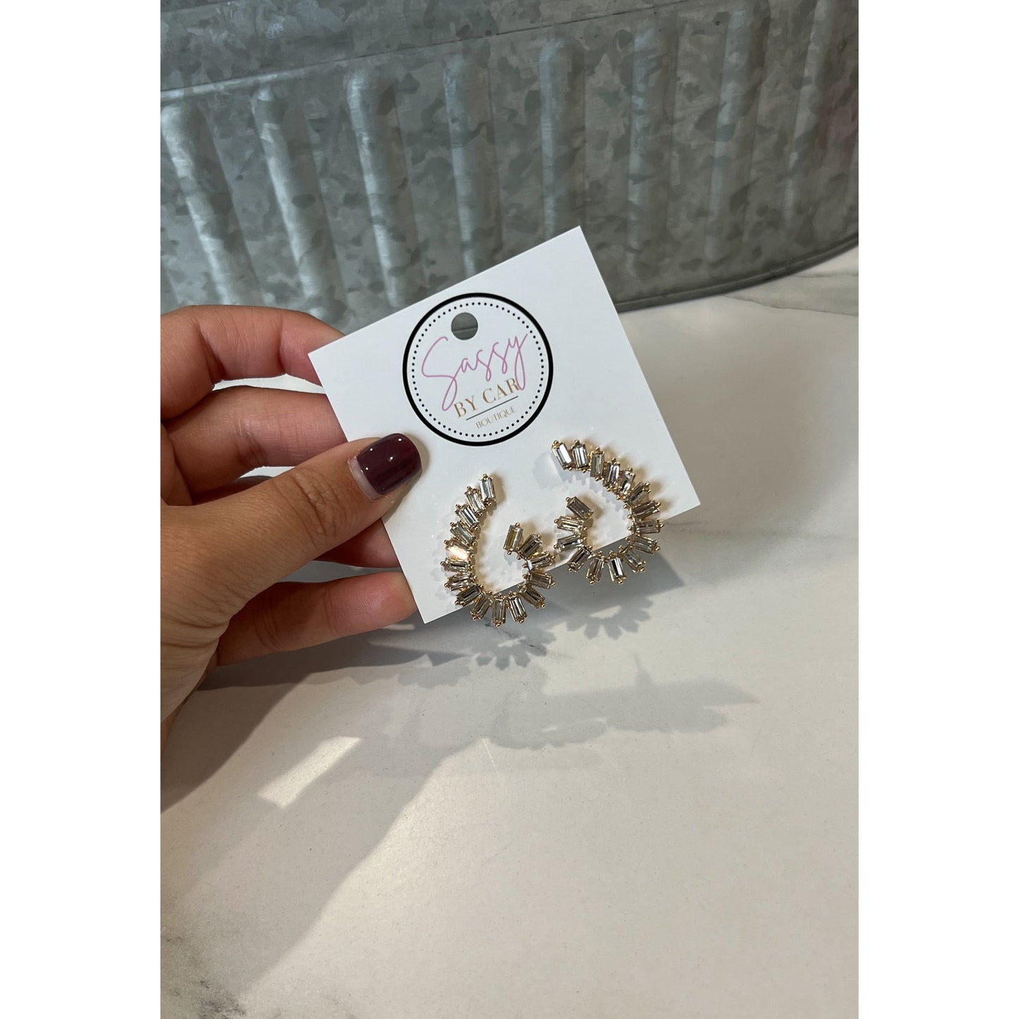 Crystal Stud Earrings