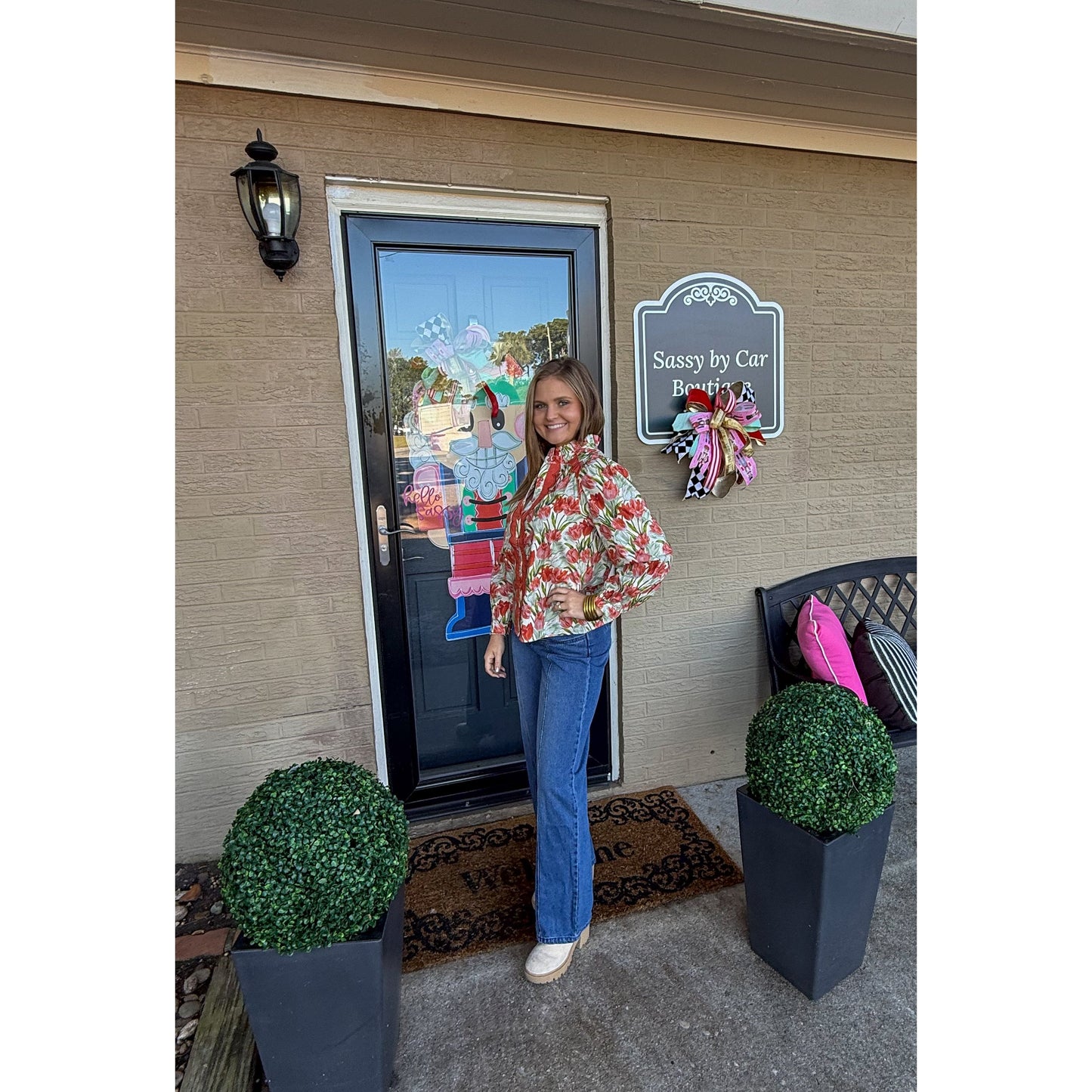 Tulip Pattern Blouse