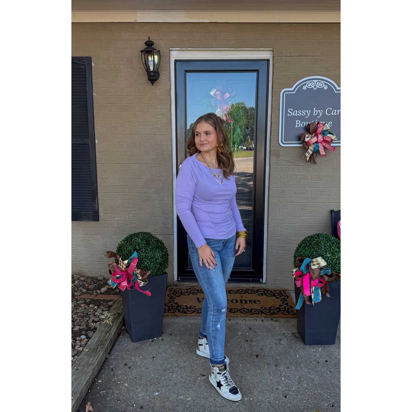 Blaire Top, Lavender