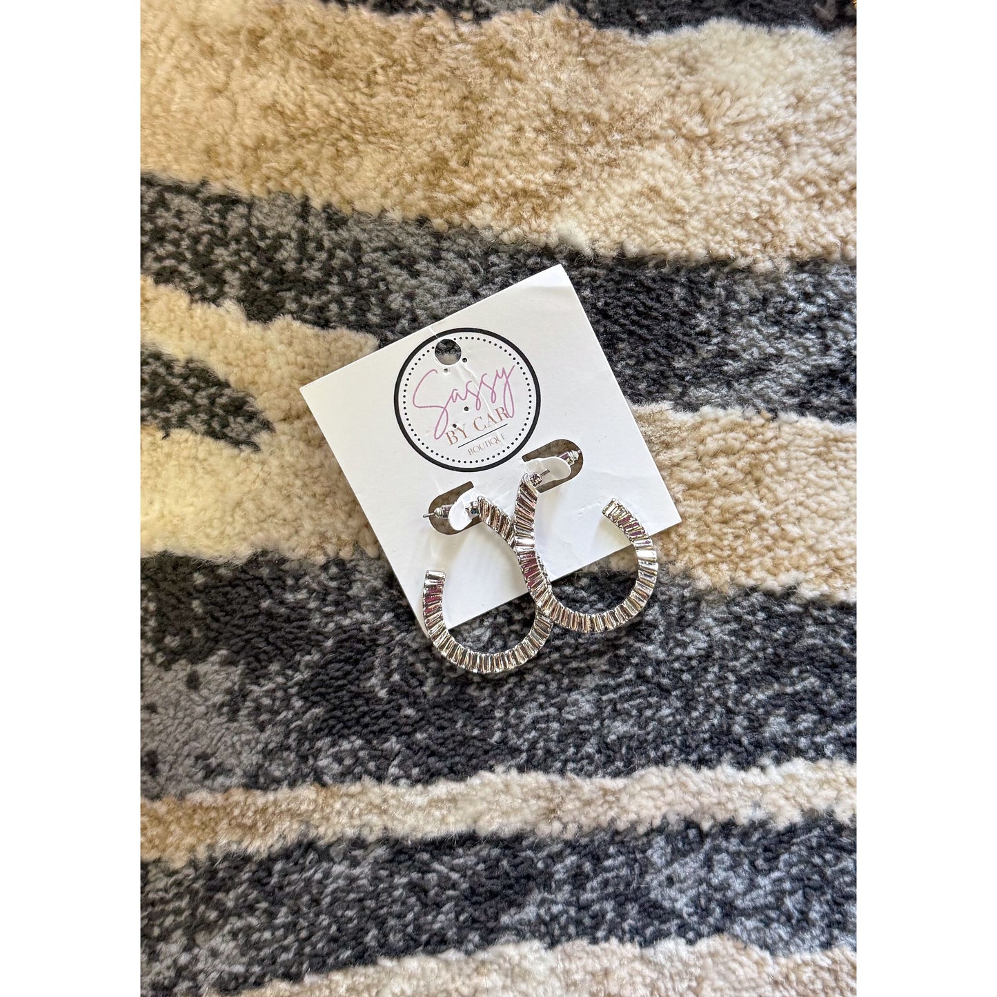Silver Hoops