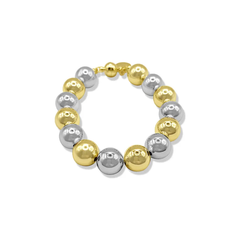 Elle Bracelet, Silver/Gold