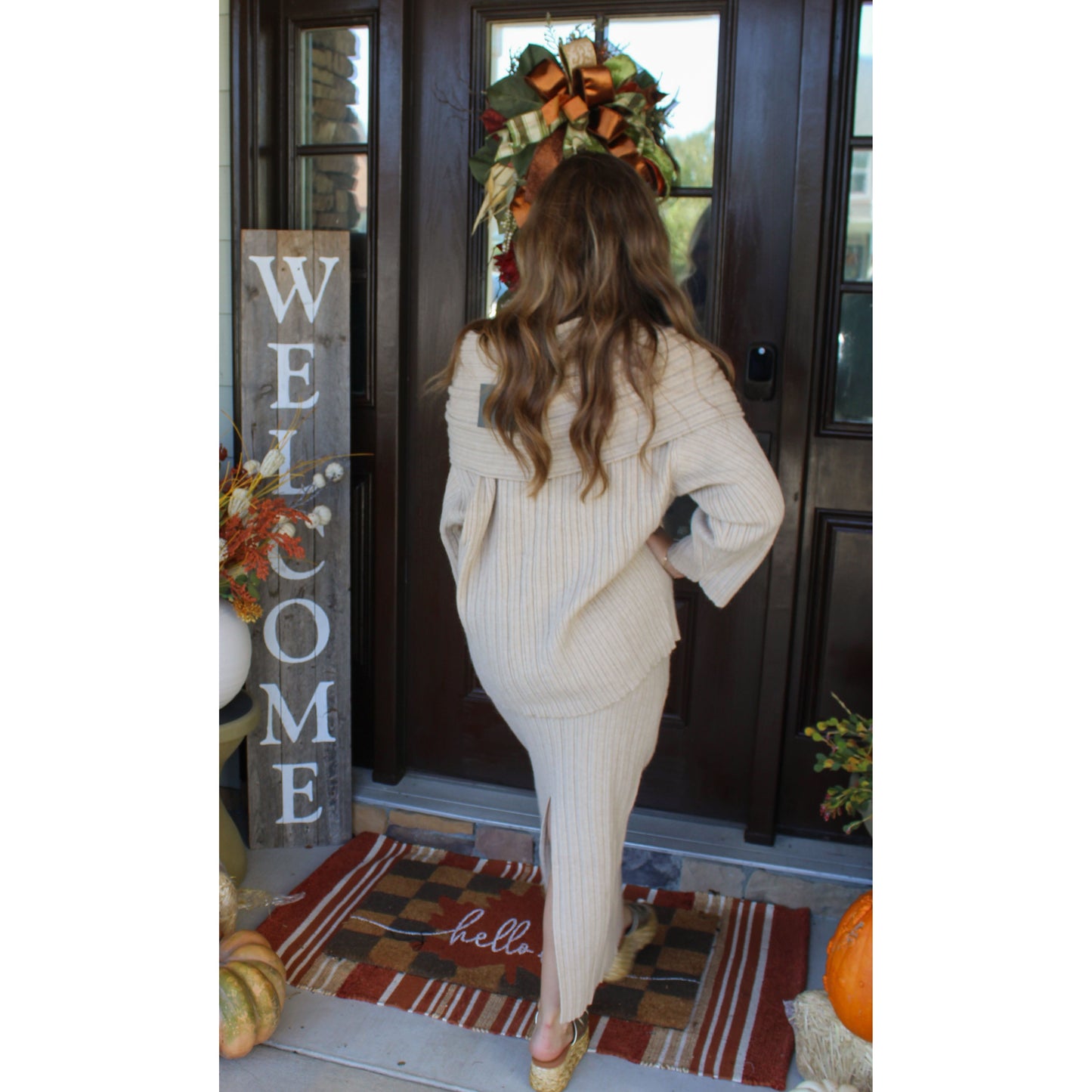 Hamptons Sweater Set, Beige