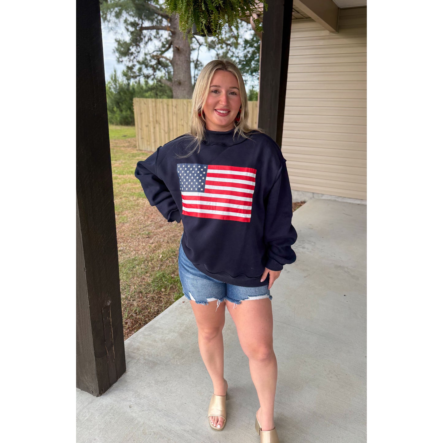 Reversible USA Sweatshirt
