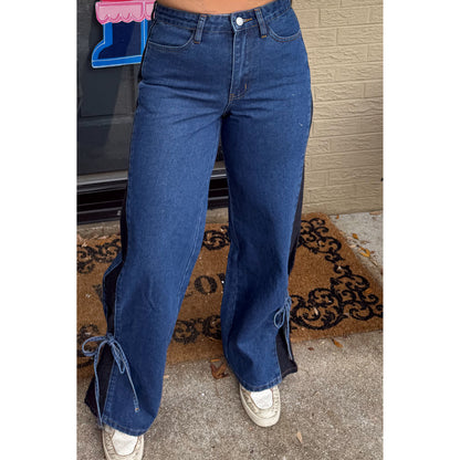 Black/Denim Jeans