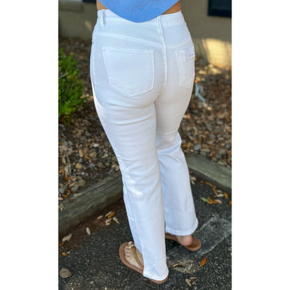 White Distressed Jeans