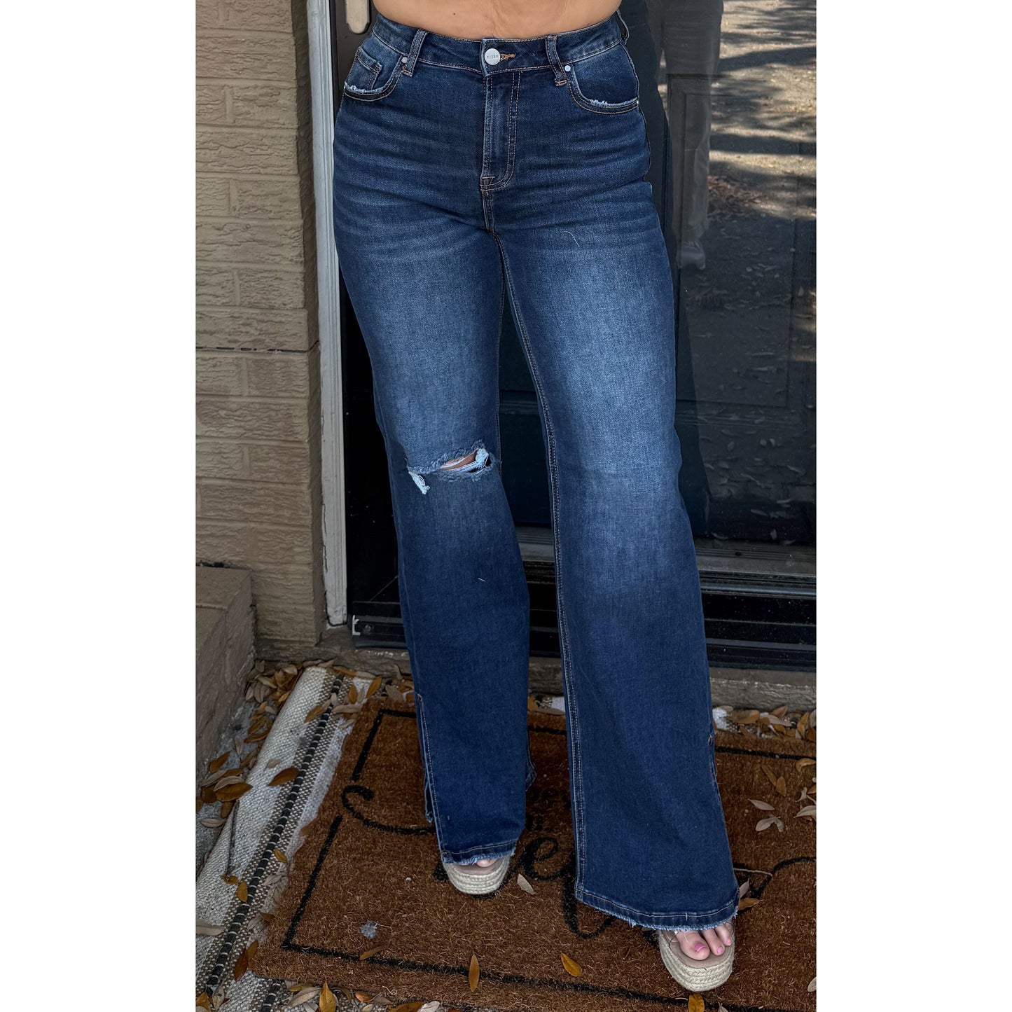 Ocean High Rise Jeans, Dark Wash