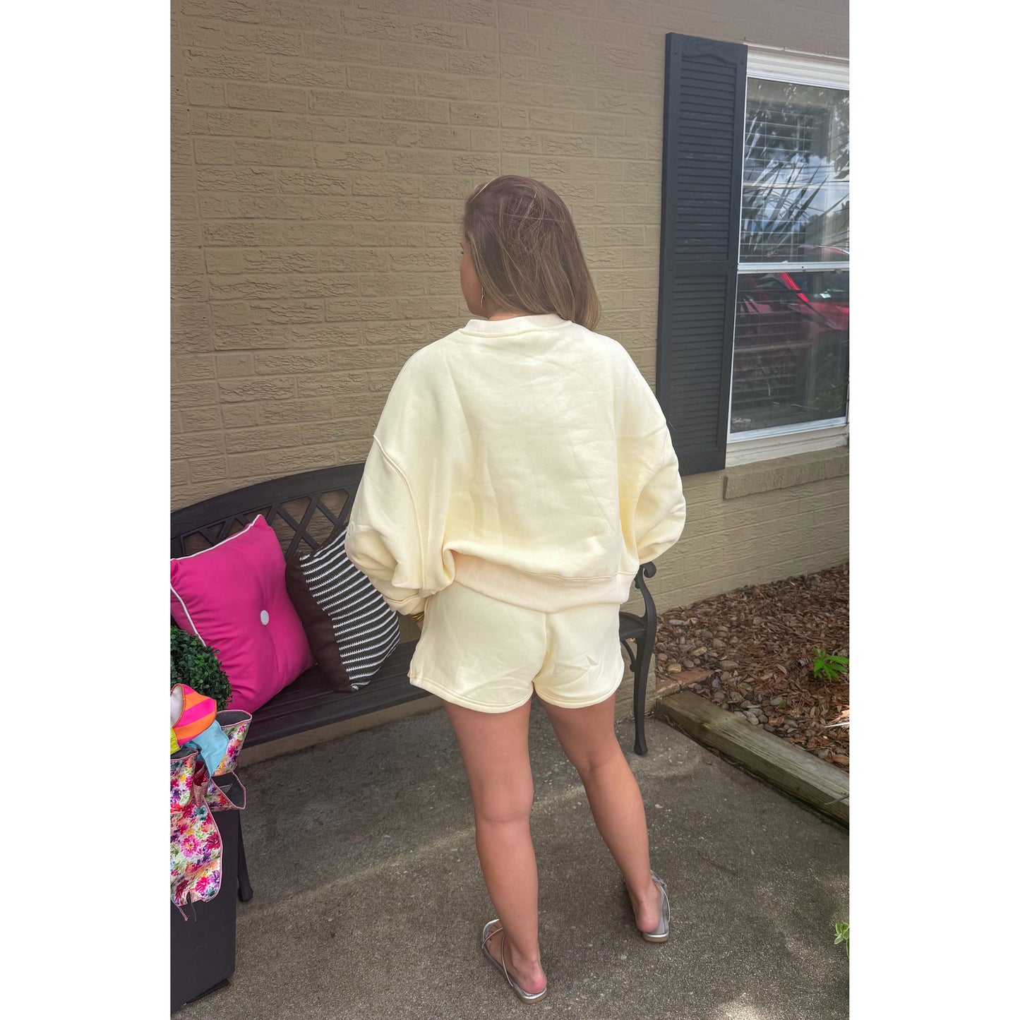 Lemon Lush Lounge Set, Butter Yellow