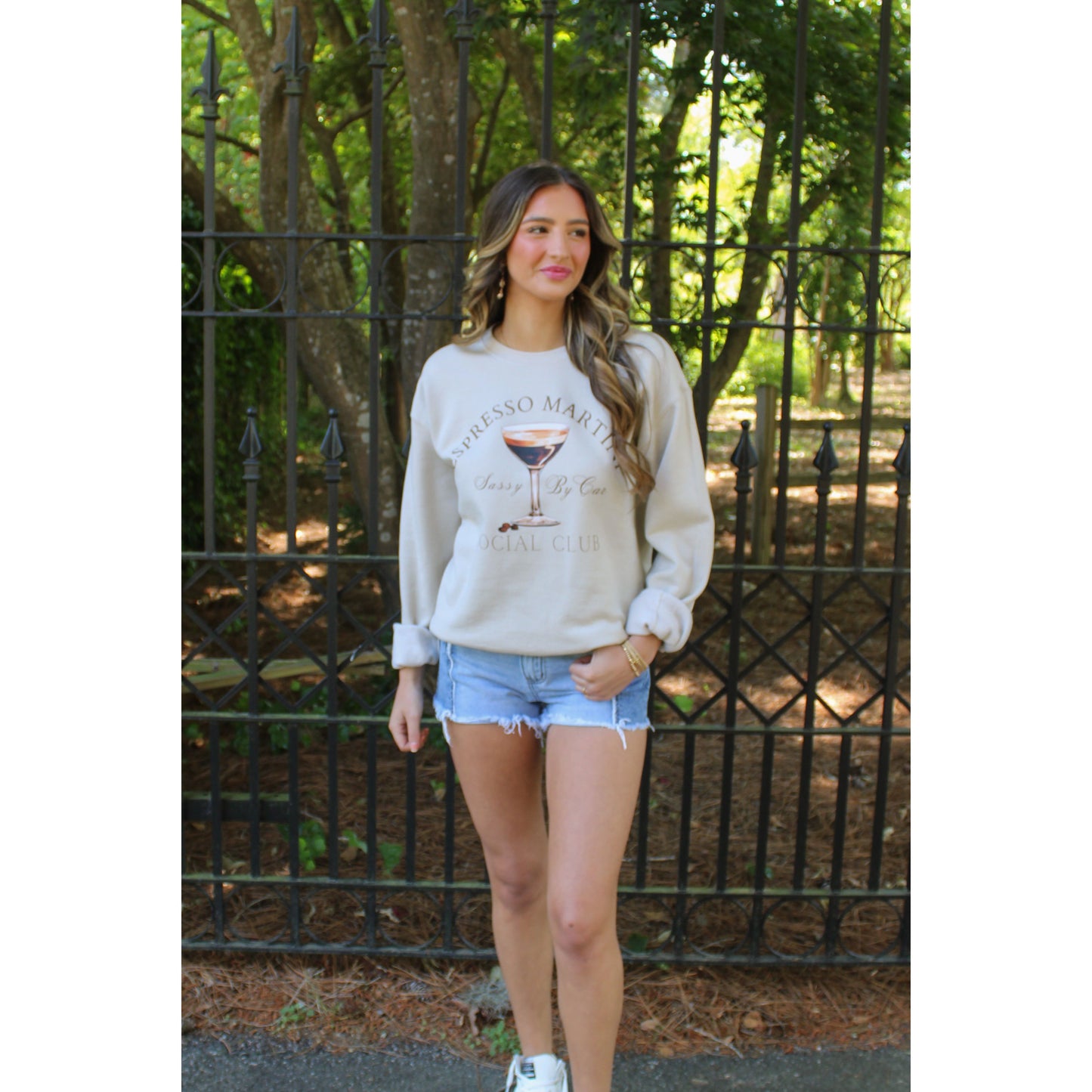 Espresso Martini Sweatshirt, Latte