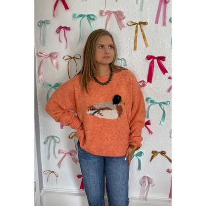 Oversized Duck Sweater, Apricot