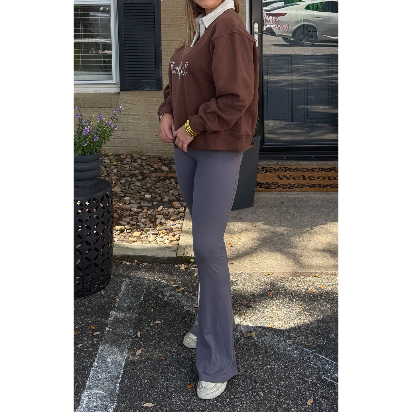 Thankful Pullover, Chocolate/Ivory