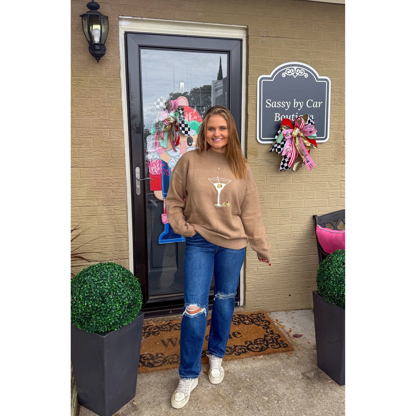 Martini Oversized Sweater, Mocha