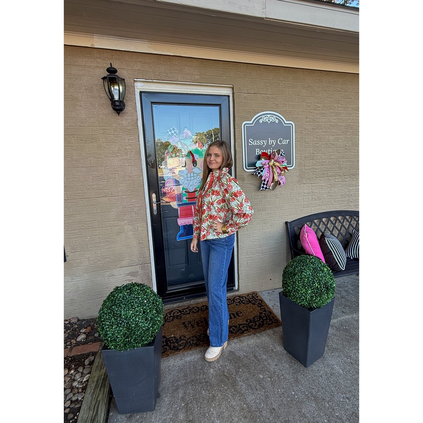 Tulip Pattern Blouse