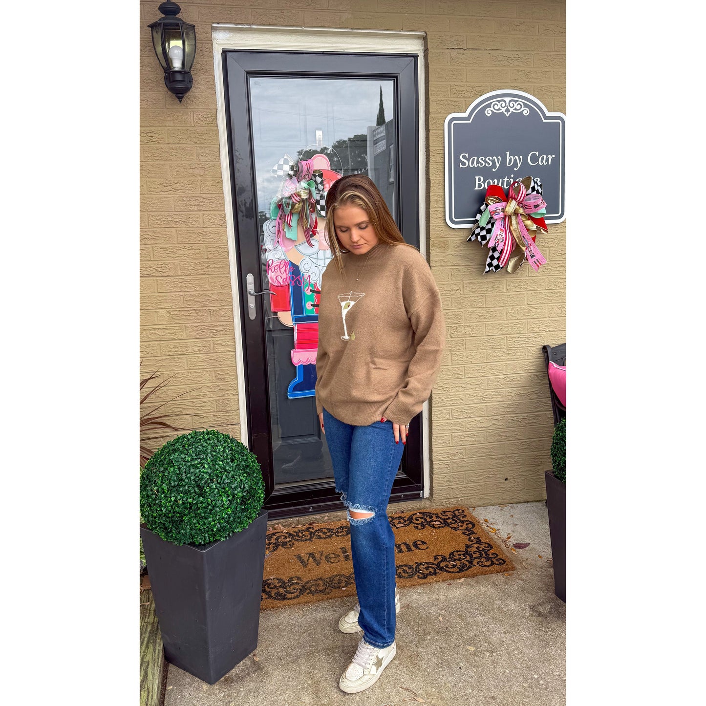 Martini Oversized Sweater, Mocha