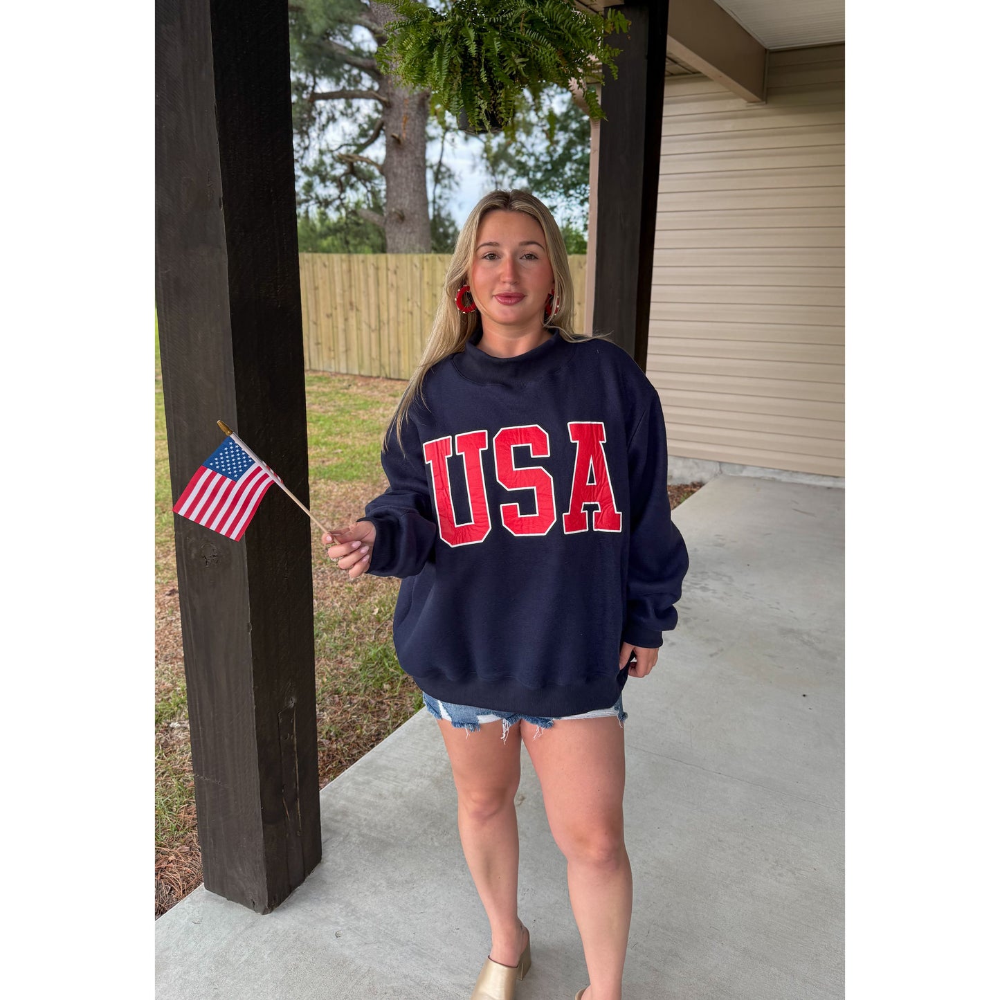 Reversible USA Sweatshirt