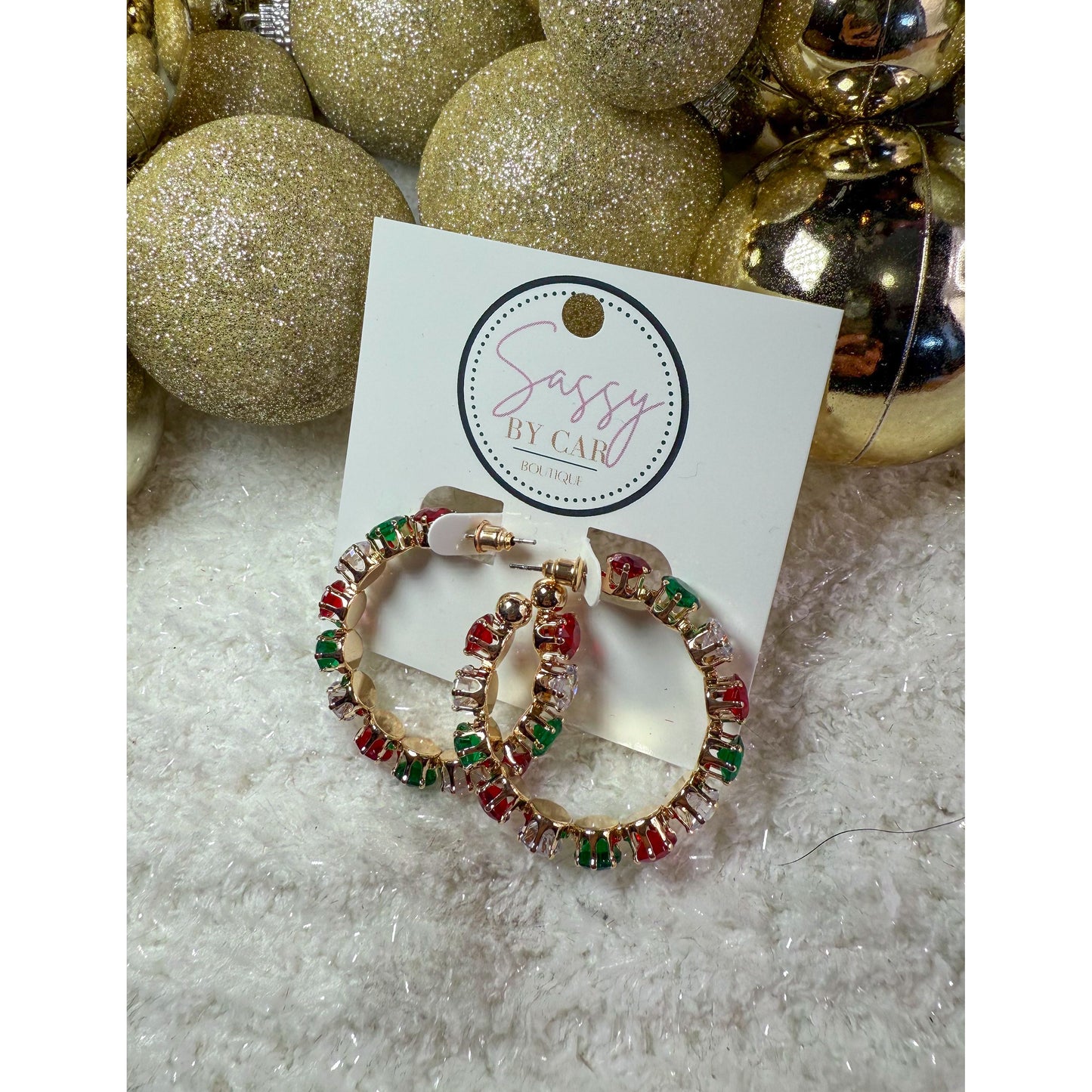 Multi Jeweled Hoops