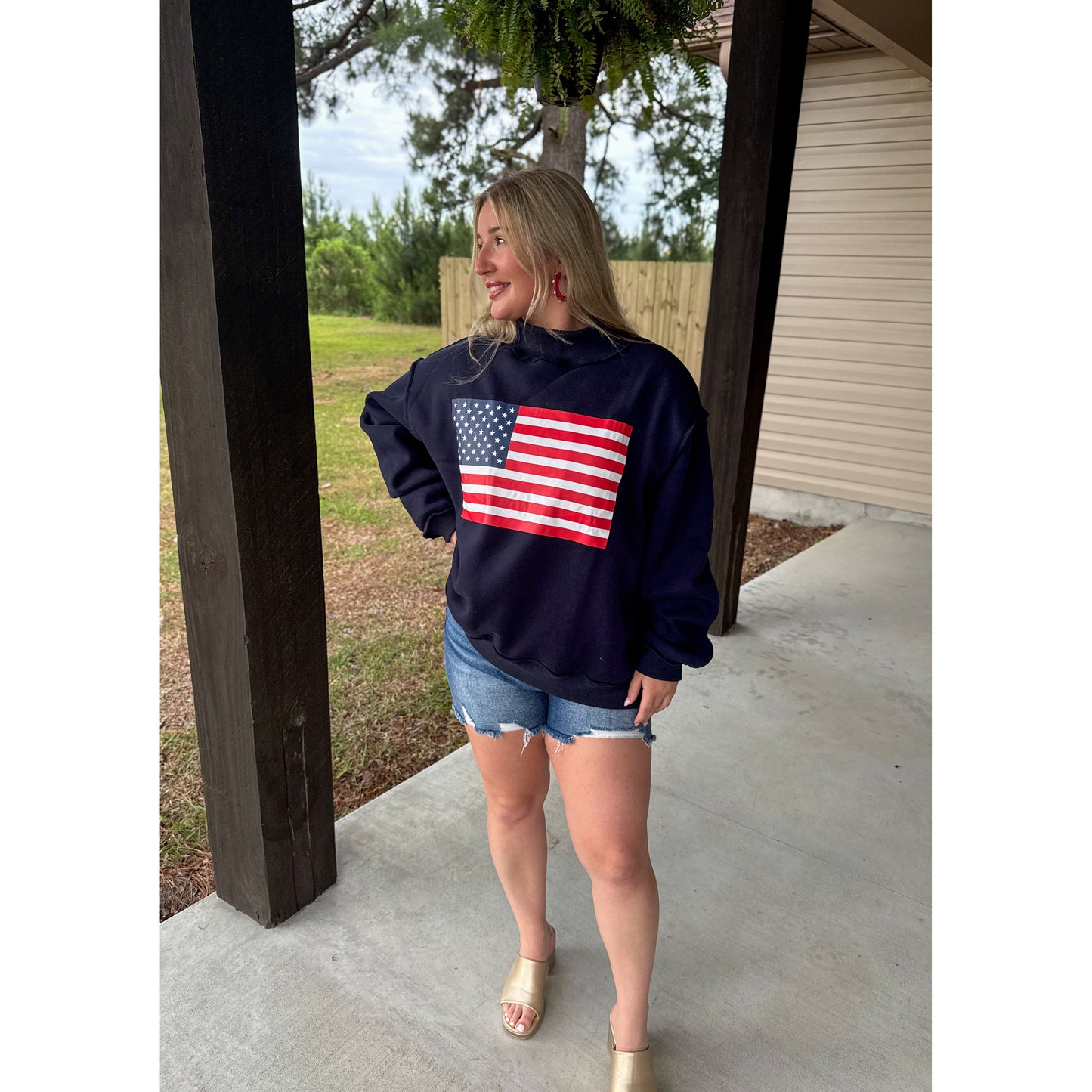 Reversible USA Sweatshirt