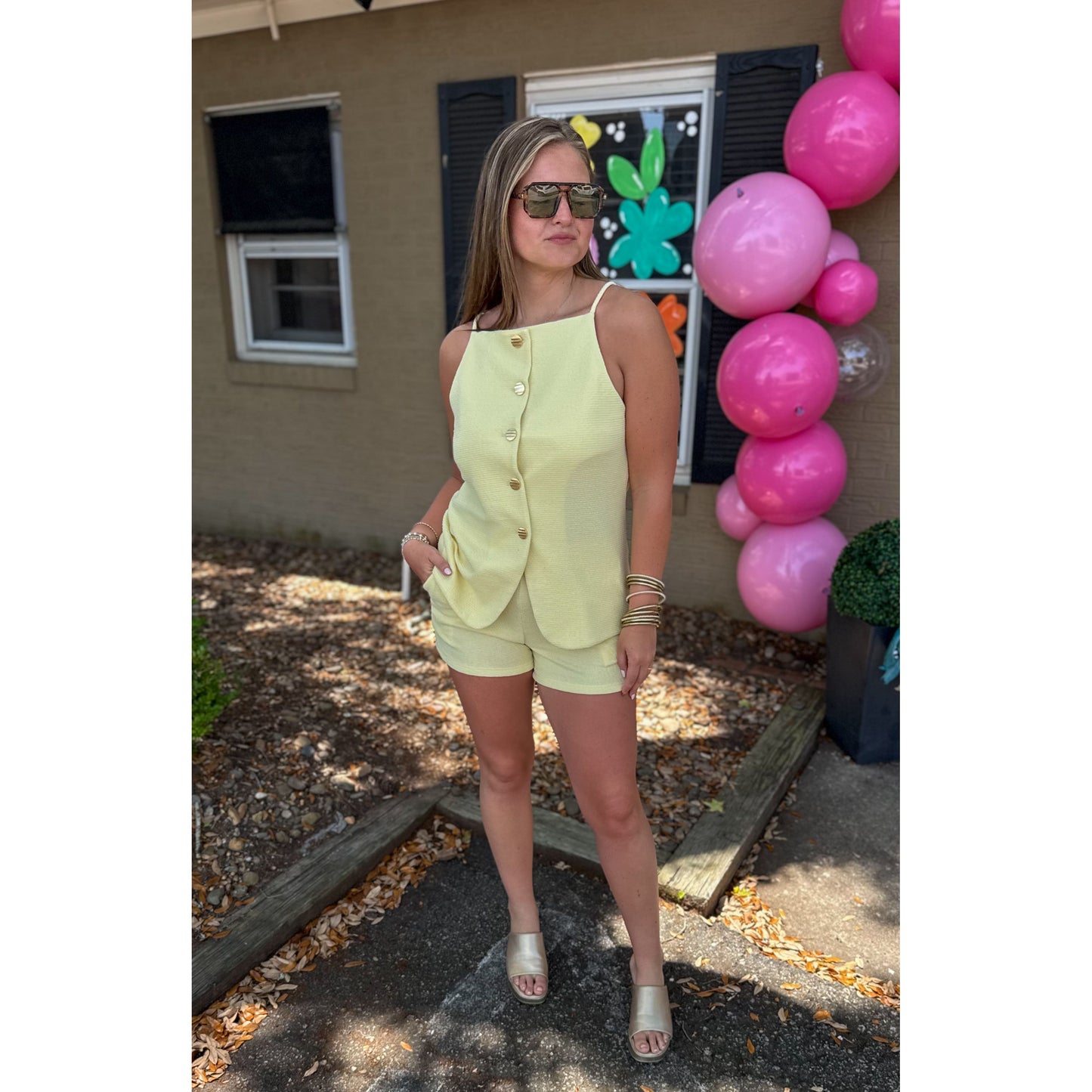 Kara Butter Yellow Set