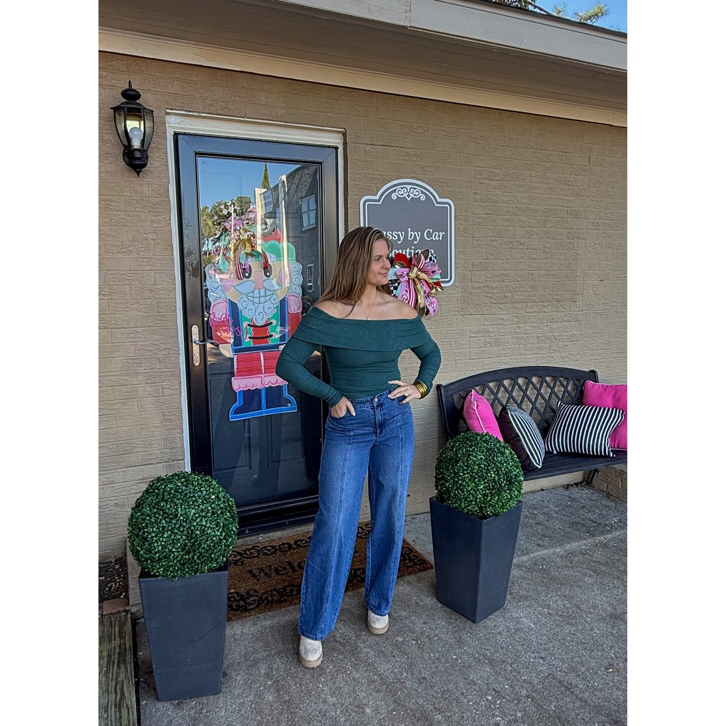 OTS Bodysuit, Hunter Green